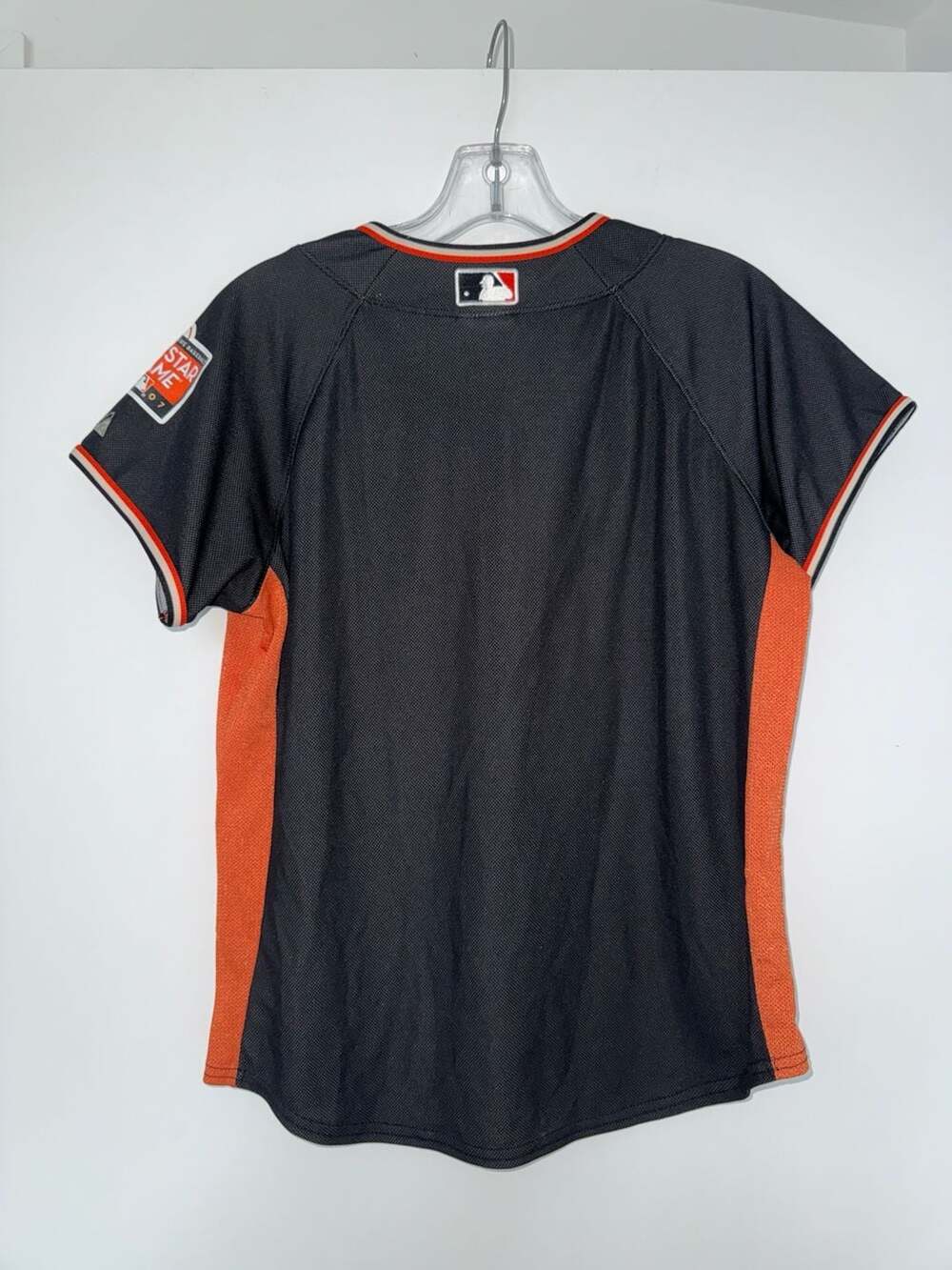 Women’s Majestic 2007 MLB All-Star Game National League Jersey Black Orange - Picture 2 of 8